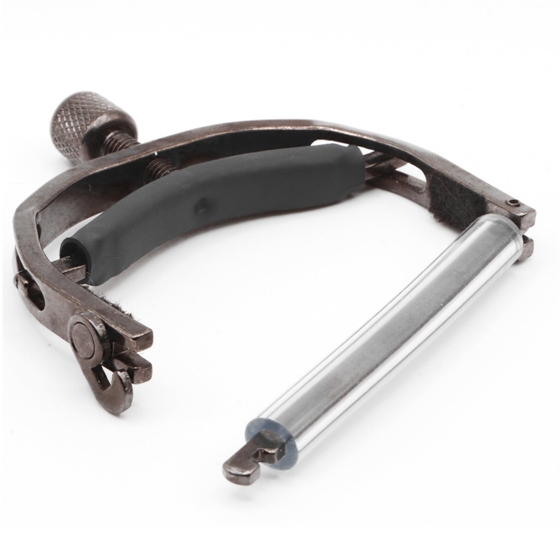 Paige Original 6-String Acoustic Guitar Capo - Wide - Smokey Black Nickel, Model # P-6E-W, Image 2