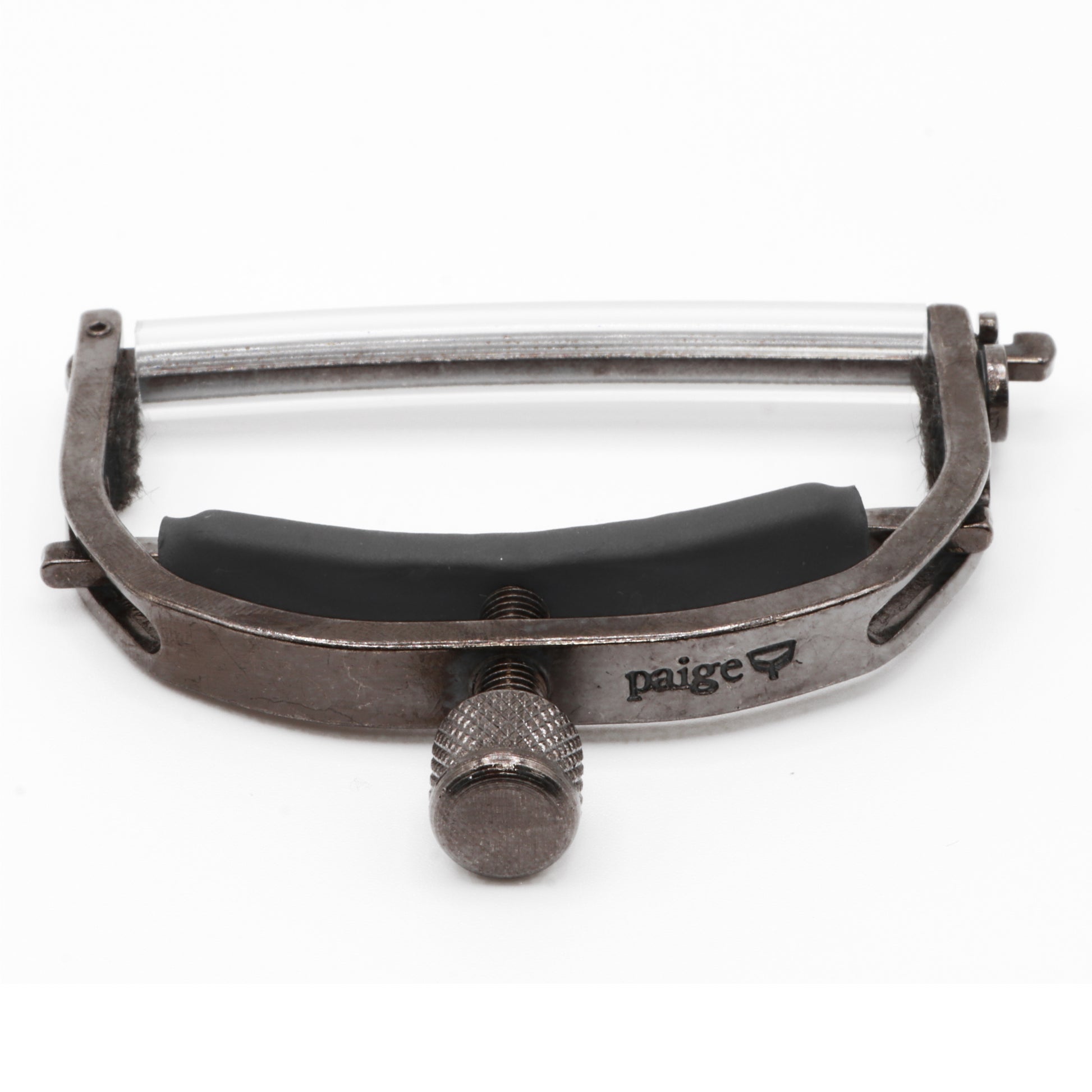 Paige Original 6-String Acoustic Guitar Capo - Wide - Smokey Black Nickel, Model # P-6E-W, Image 4