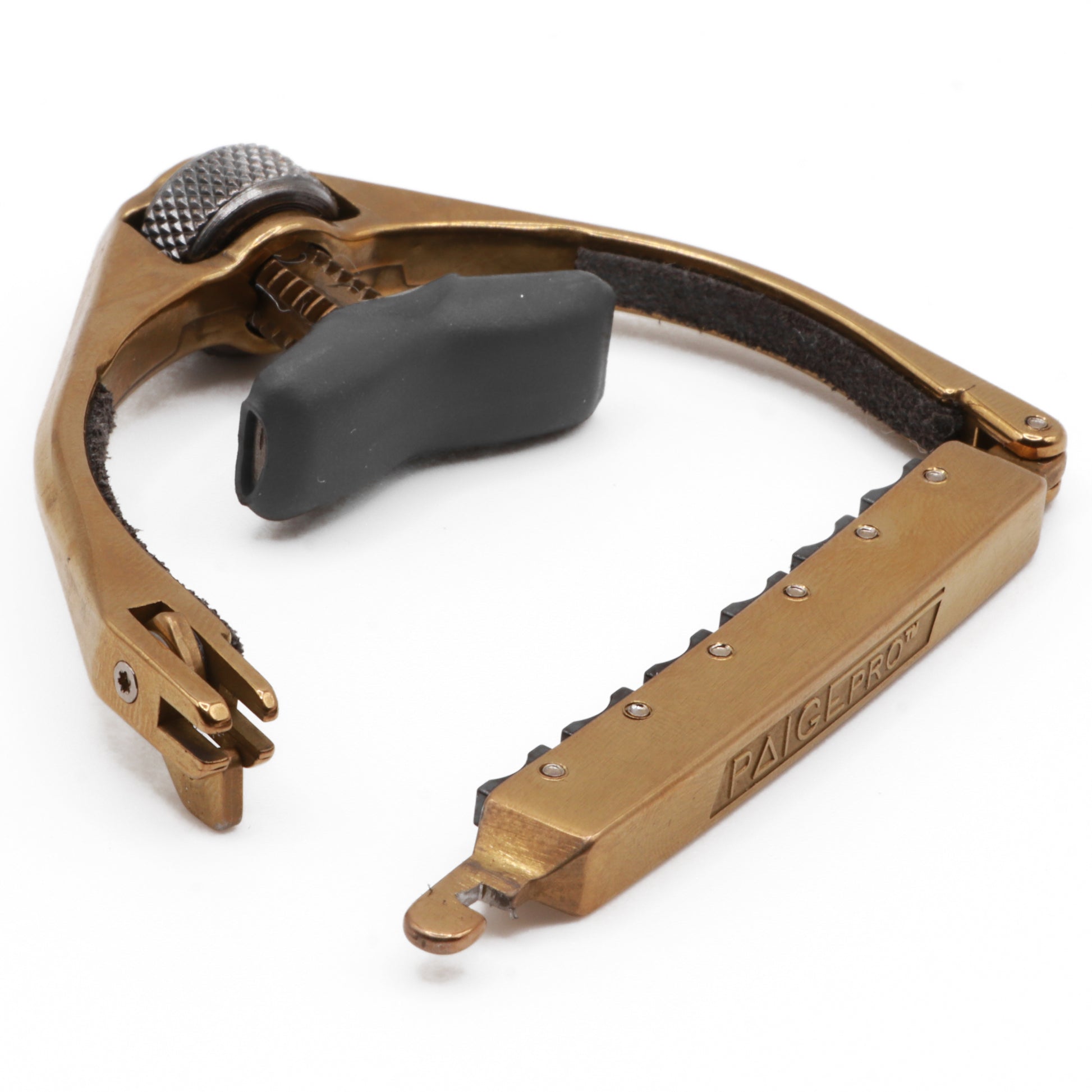 Paige Pro™ 6-String Acoustic Guitar Capo - Limited Edition Gold, Model # PP-6-RETRO, Image 2