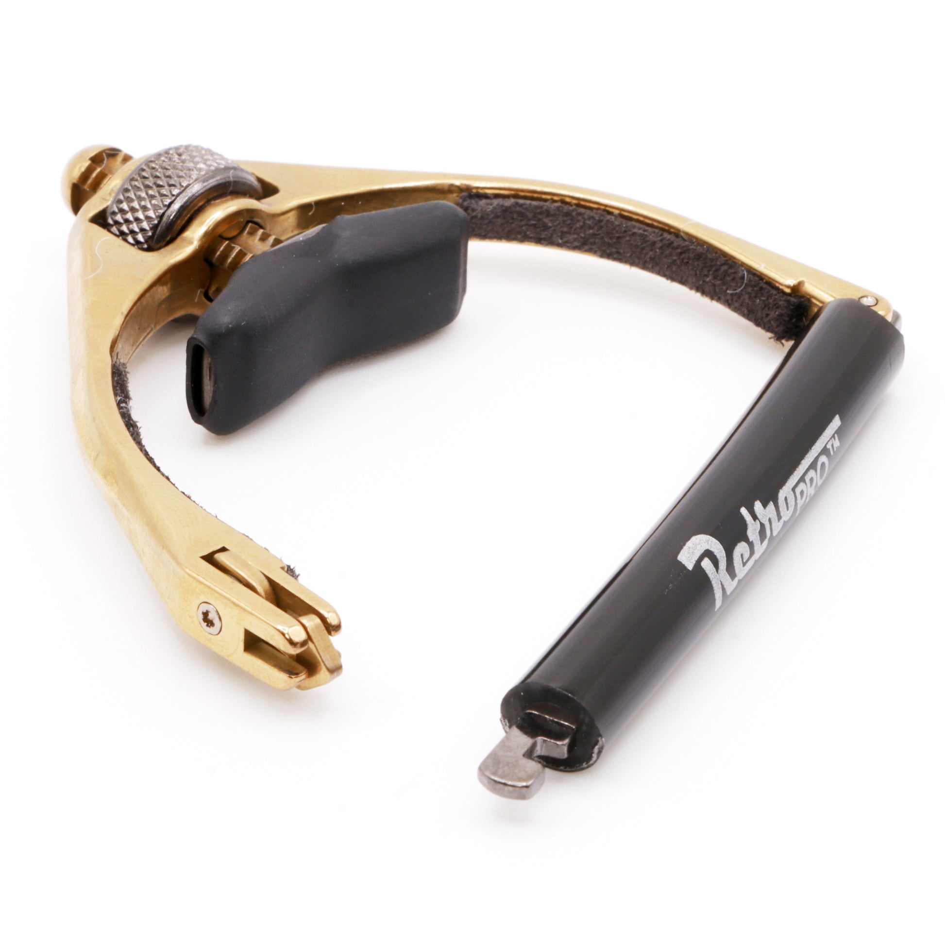 Paige RetroPro™ 6-String Acoustic Guitar Capo - Limited Edition Gold, Model # PP-6-RETRO-GOLD, Image 3