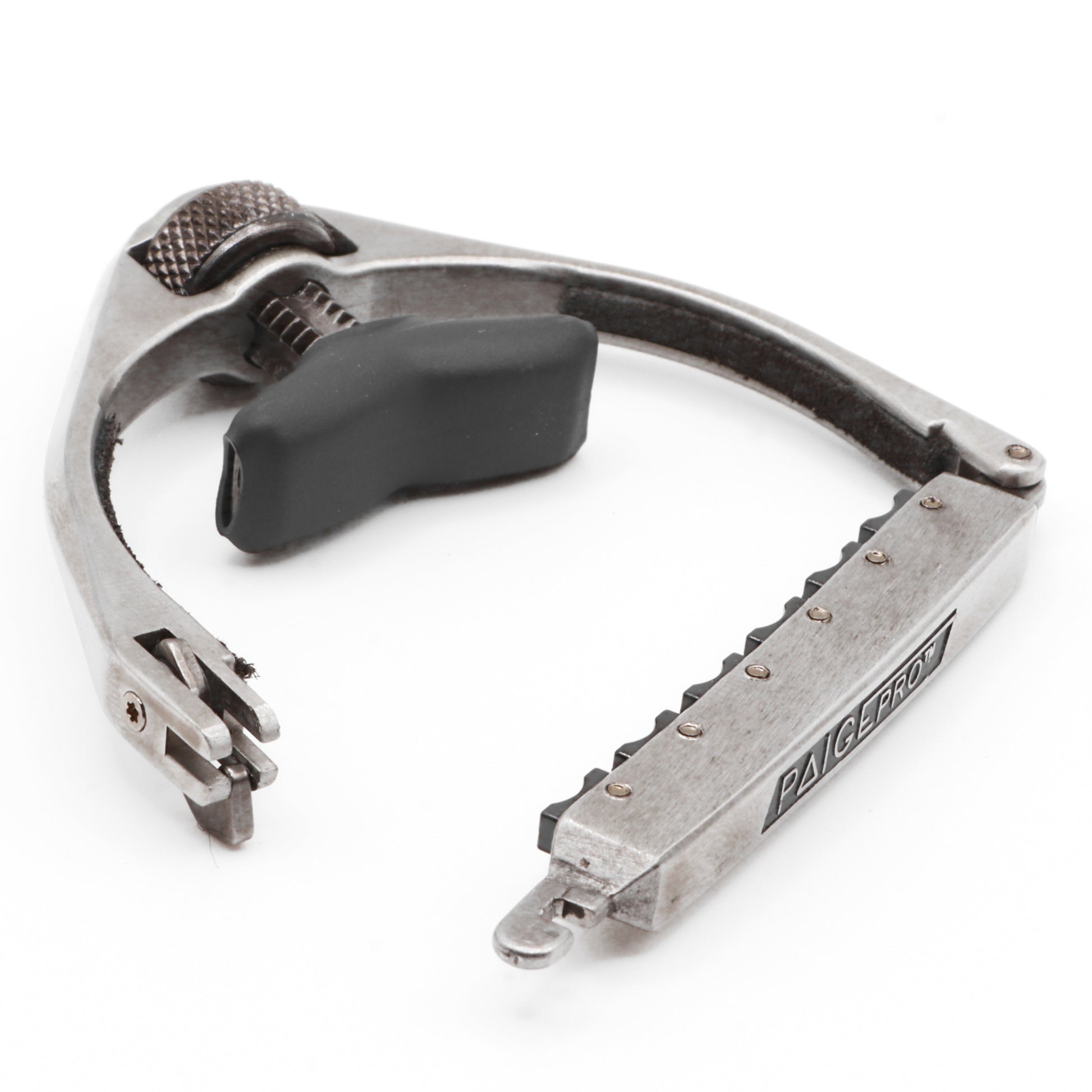 Paige Pro™ 6-String Acoustic Guitar Capo - Nickel, Model # PP-6-RETRO, Image 2
