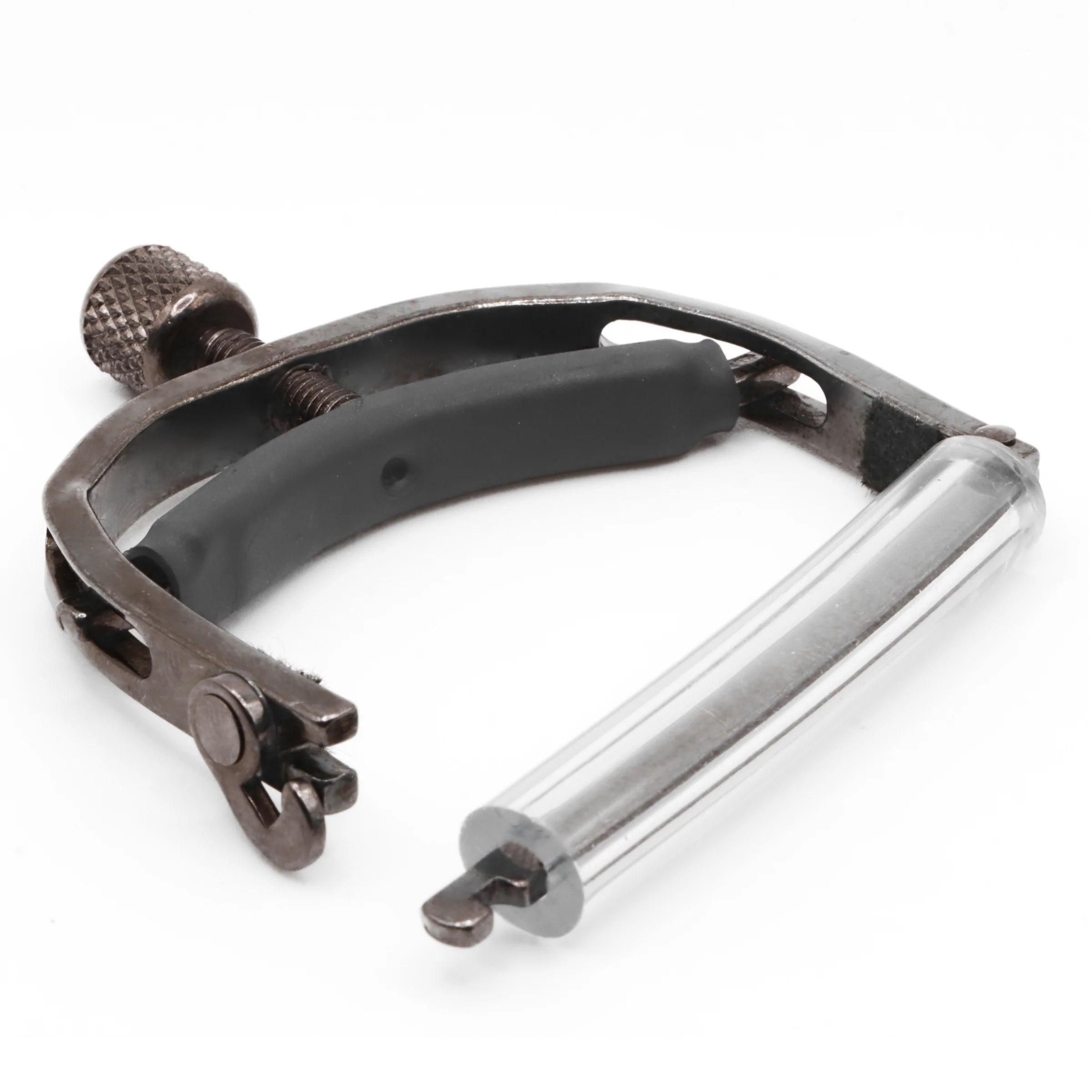 6/1 taku kamaページ Paige Original 6-String Electric Guitar Capo - Smokey Black