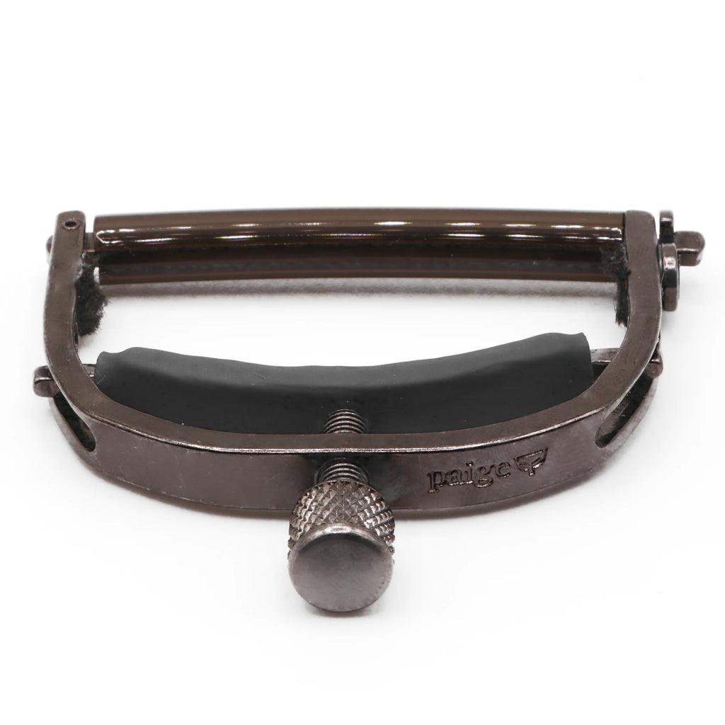 Paige Original 6-String Acoustic Guitar Capo - Smokey Black Nickel, Model # P-6E, Image 4