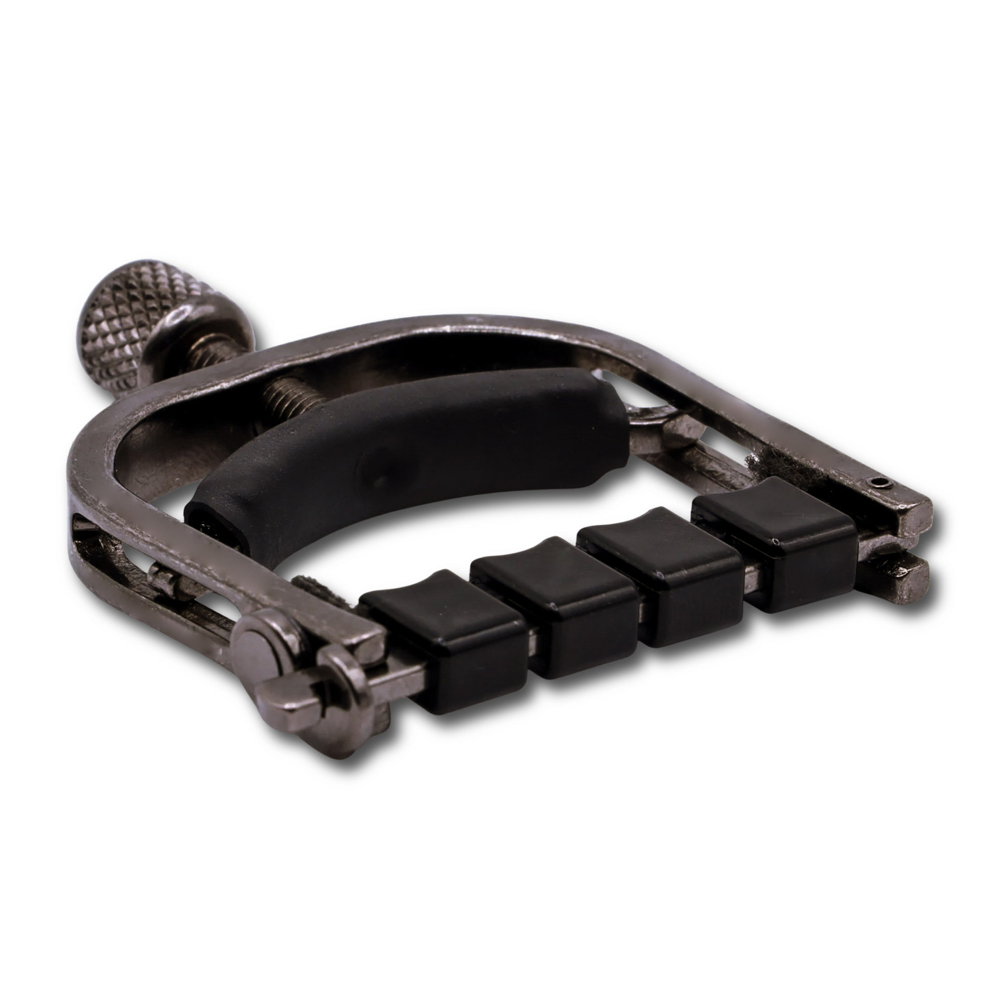 Paige Original Banjo Capo with ETI - Smokey Black Nickel, Model # P-B4-ETI, Image 1