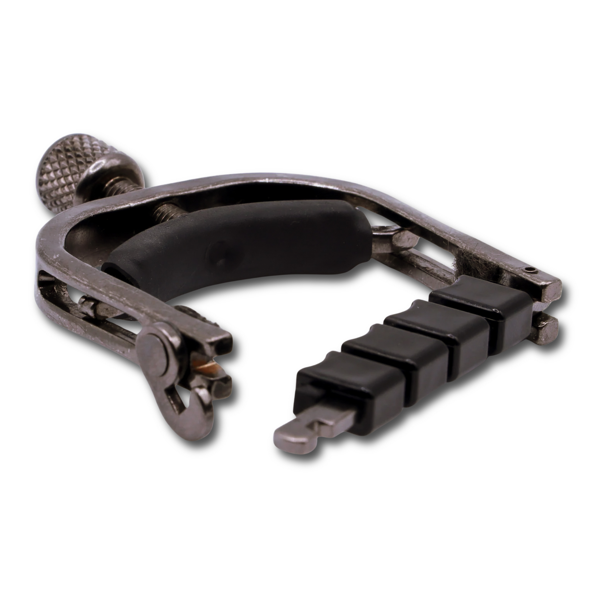 Paige Original Banjo Capo with ETI - Smokey Black Nickel, Model # P-B4-ETI, Image 1