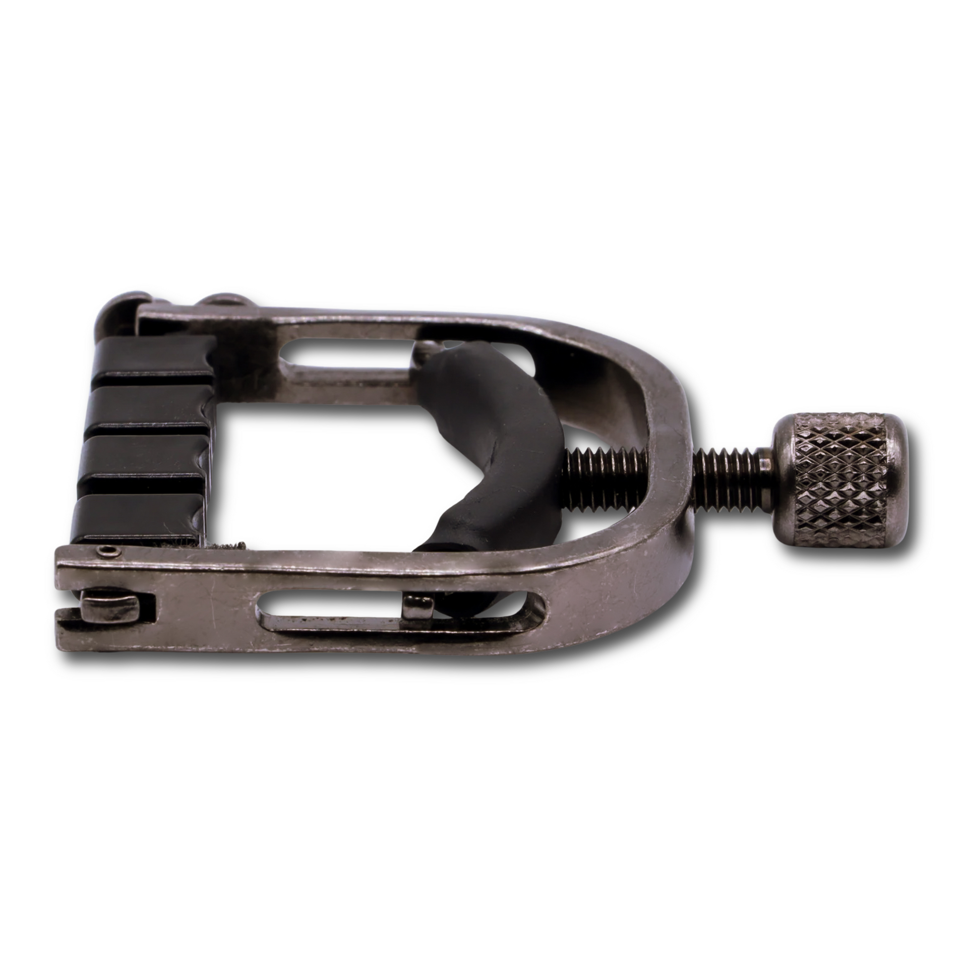 Paige Original Banjo Capo with ETI - Smokey Black Nickel, Model # P-B4-ETI, Image 1