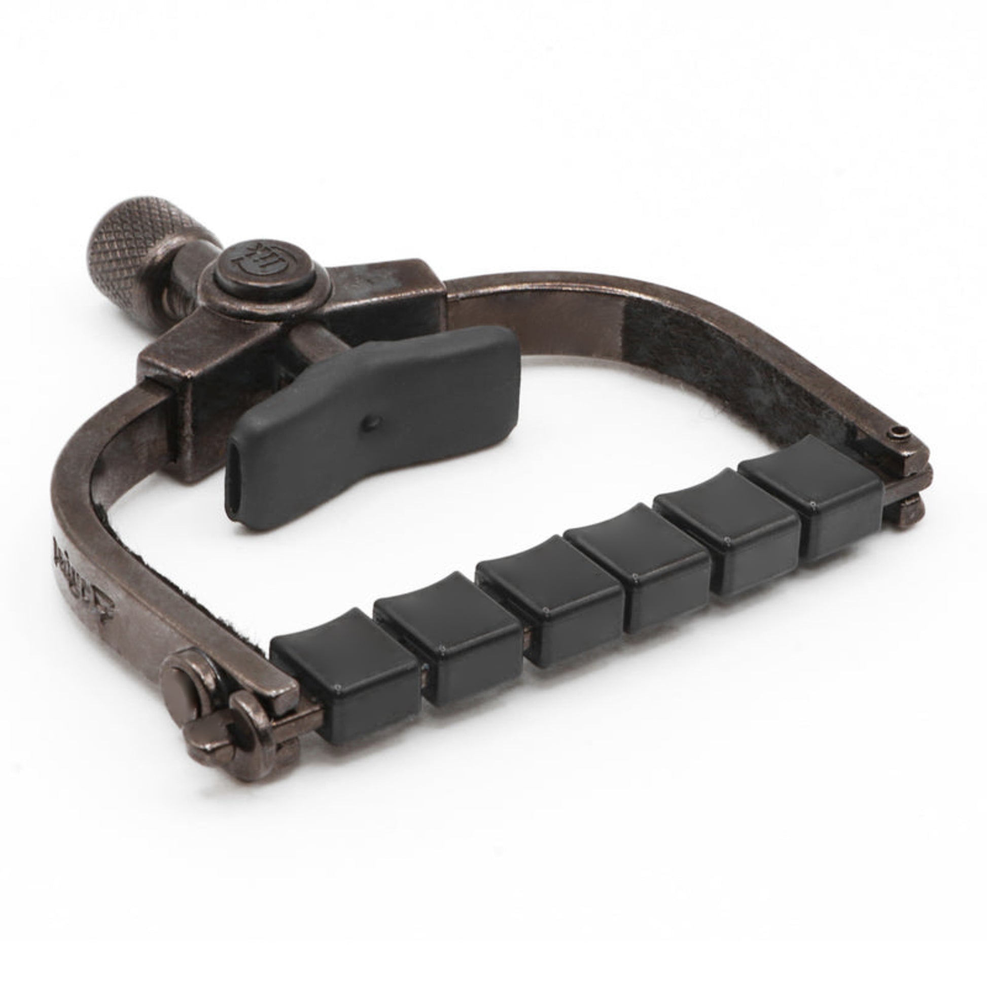 Paige Clik ETI Acoustic Guitar Capo - Wide - Smokey Black Nickel, Model # PC-6-W-ETI, Image 1