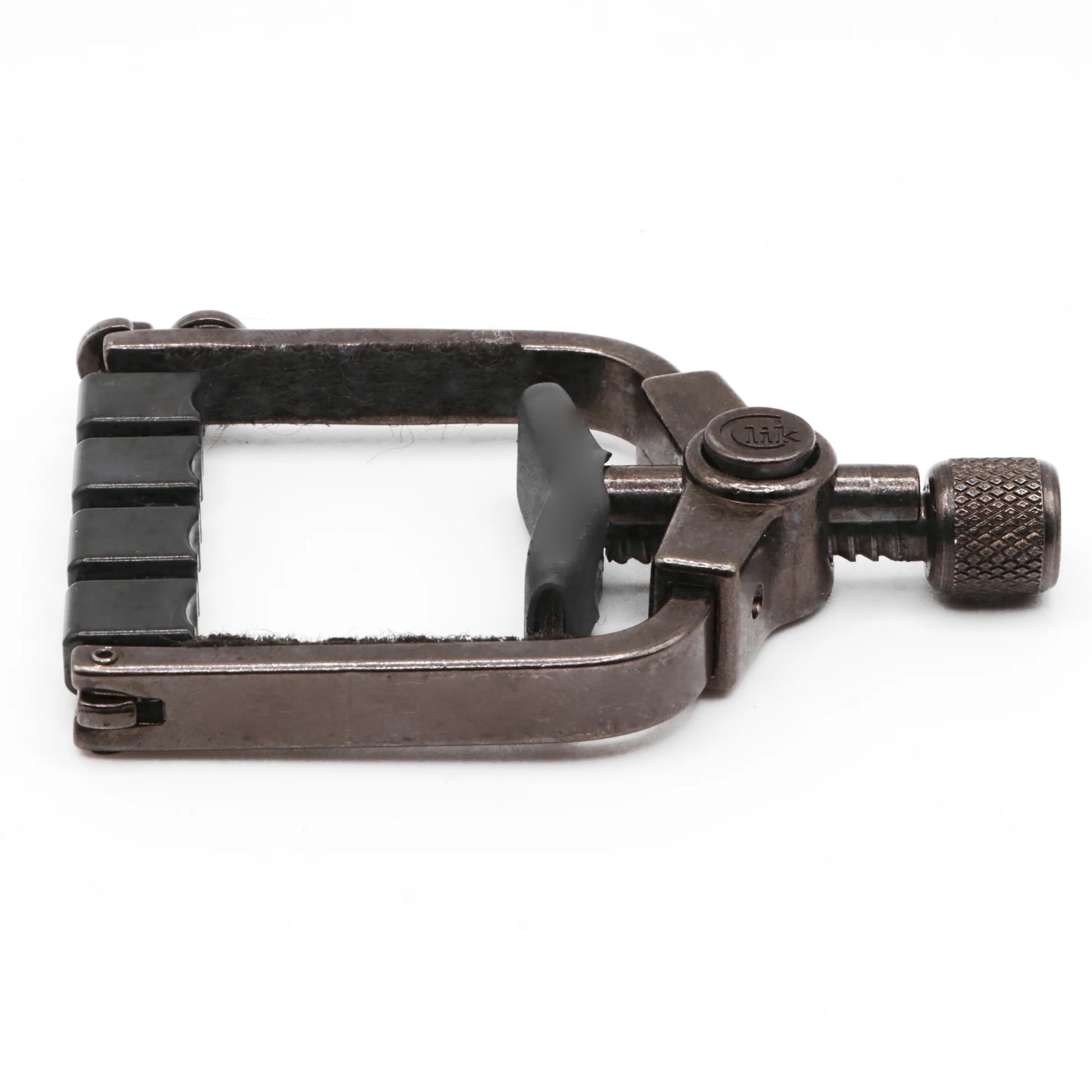 Paige Original Banjo Capo with ETI - Smokey Black Nickel, PC-B4-ETI