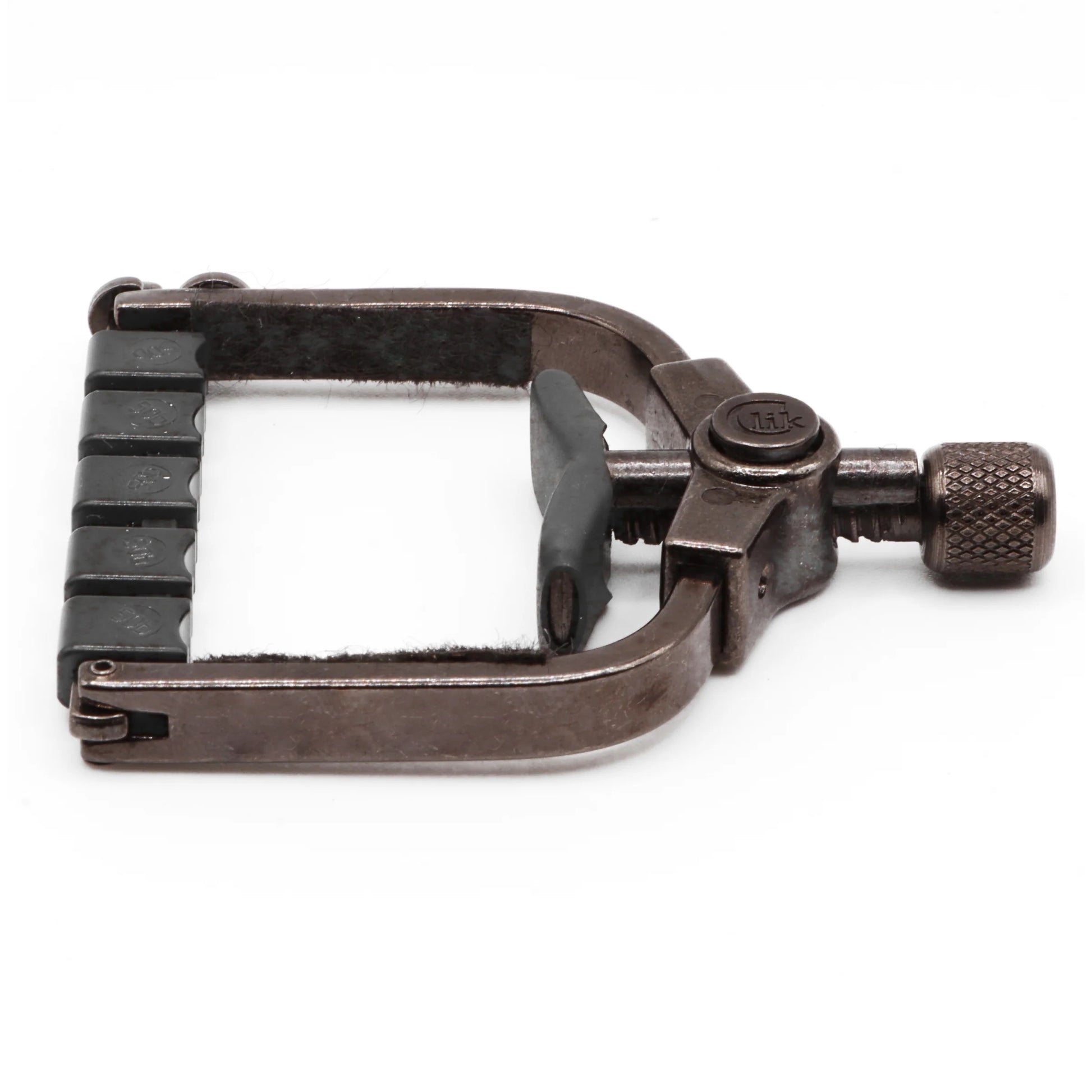 Paige Clik ETI Banjo / Ukulele Capo - Smokey Black Nickel, Model # PC-B5-ETI, Image 3