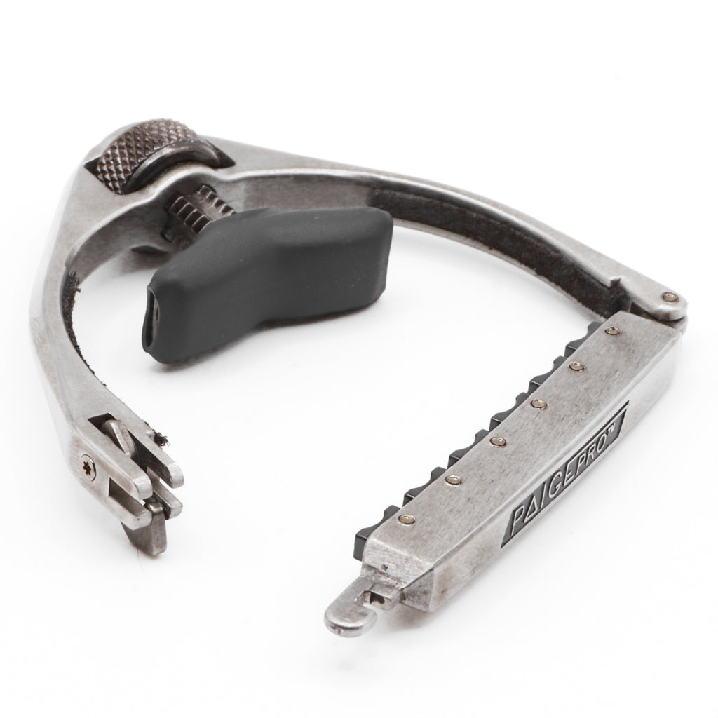 Paige Pro™ 6-String Acoustic Guitar Capo - Nickel, Model # PP-6-RETRO, Image 2